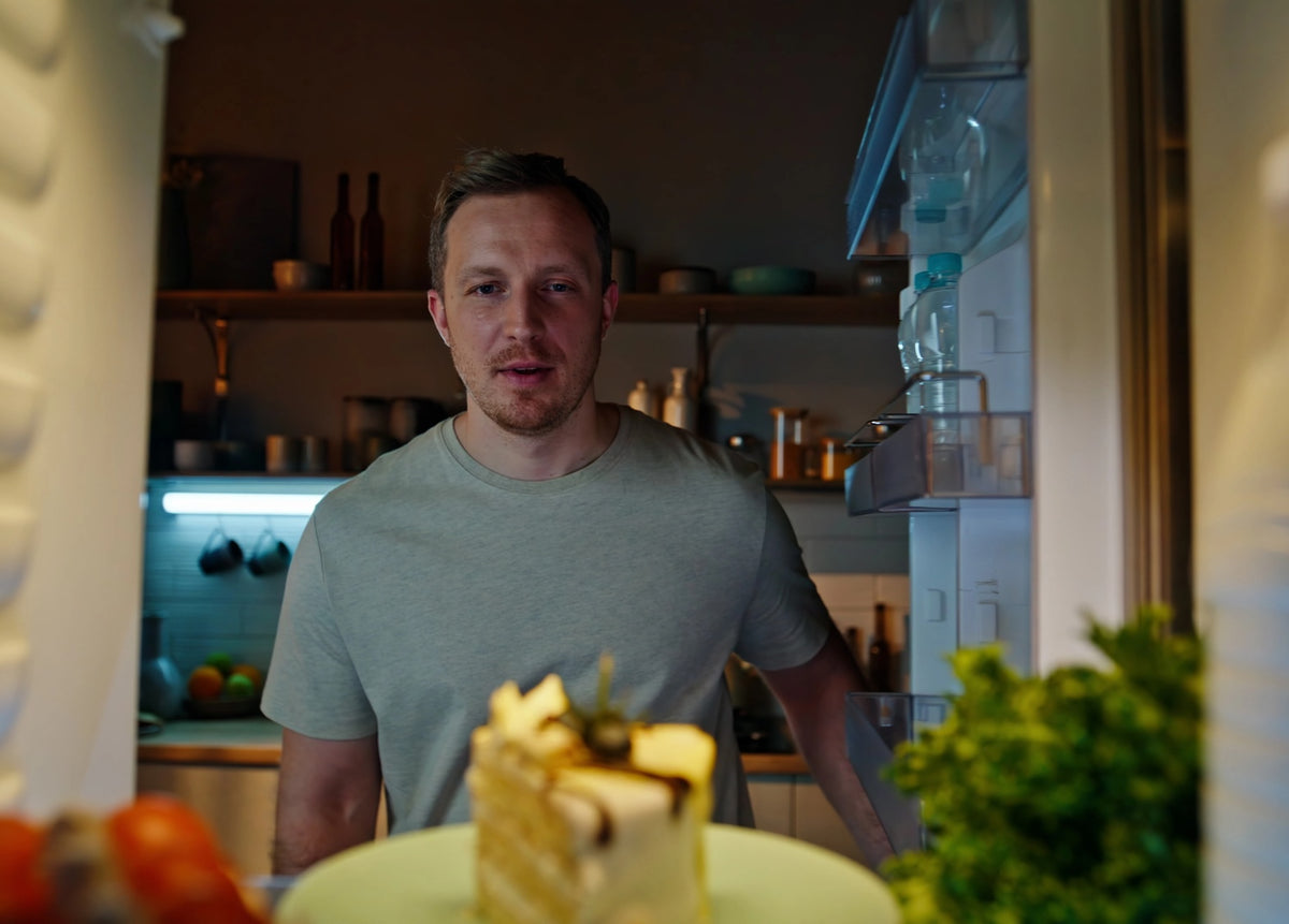 Man at home speaking to the camera during a Virgo-Meds video visit