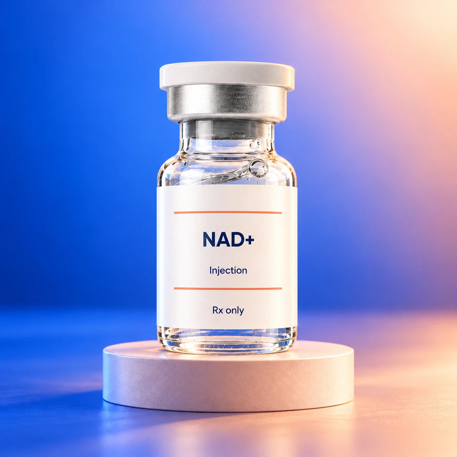 Virgo-Meds NAD+ injection vial, Rx only